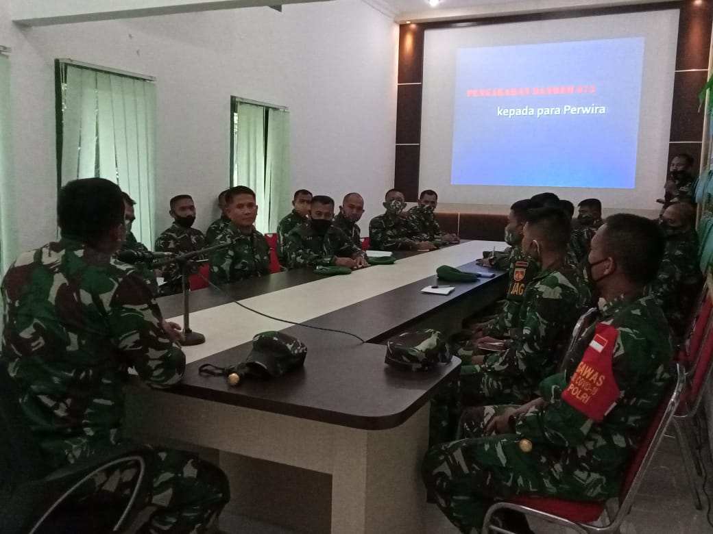 Danrem 073/MKT Berkunjung Ke Batalyon 410/Alugoro, Hindari Pelangaran Sekecil Apapun